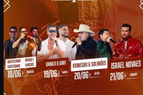 🎉 34ª Expovale  terá grandes shows e muita emoção para o Vale do São Lourenço.